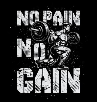 Obrázek 2 produktu Pánská mikina Bodybuilder No Pain No Gain