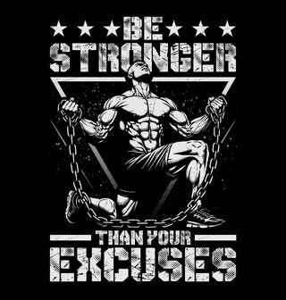 Obrázek 2 produktu Dámské tričko Buď silnější než tvé výmluvy Be Stronger Than Your Excuses