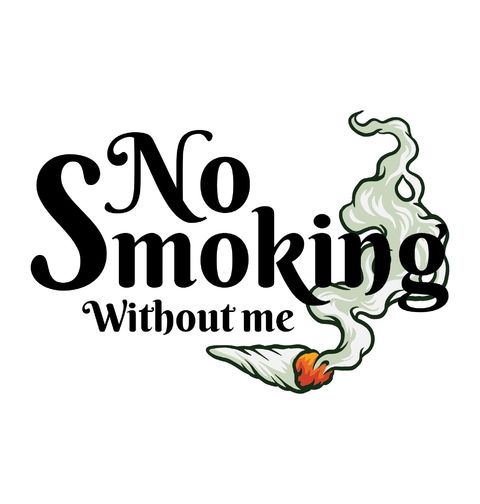 Obrázek produktu Dámské tričko Zákaz kouření - Beze mě! No Smoking Without Me Weed