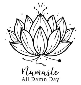 Obrázek 2 produktu Dětské tričko Namaste Lotus All Damn Day