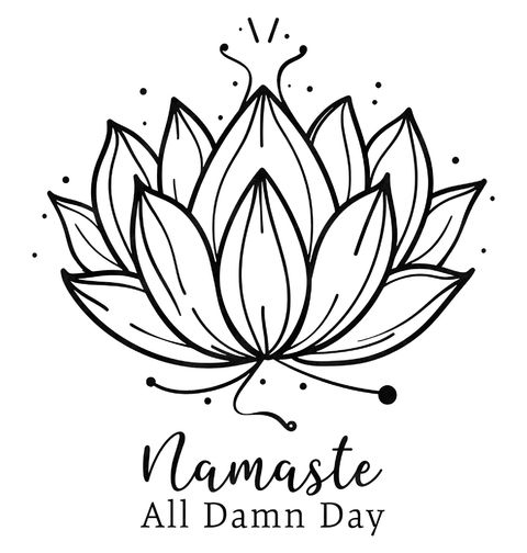 Obrázek produktu Dětské tričko Namaste Lotus All Damn Day