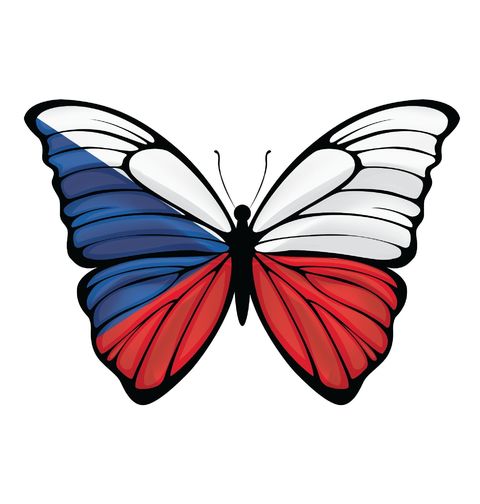 Obrázek produktu Dámské tričko Motýl Česka Czech Butterfly