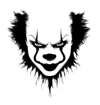 Obrázek 2 produktu Dámské tričko Neúprosný Pohled Klauna Pennywise Clown