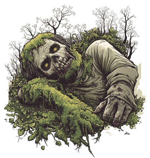Obrázek produktu Pánské tričko Zombie Prorostlé Mechem