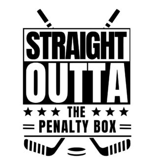 Obrázek 2 produktu Dětské tričko Hokej Přímo z trestné lavice Hockey Straight Outta The Penalty Box
