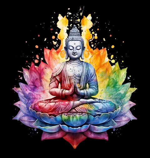 Obrázek produktu Dětské tričko Budha Meditace v Lotusu
