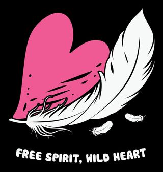 Obrázek 2 produktu Pánské tričko Svobodný Duch, Divoké Srdce Free Spirit, Wild Heart
