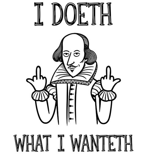 Obrázek produktu Dámské tričko Rebelský Shakespeare