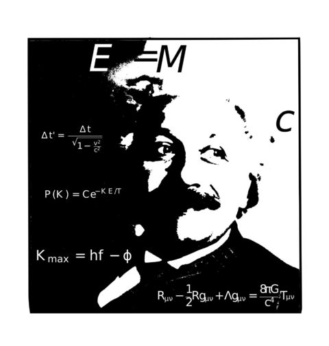 Obrázek produktu Dámské tričko Rovnice Génia Albert Einstein