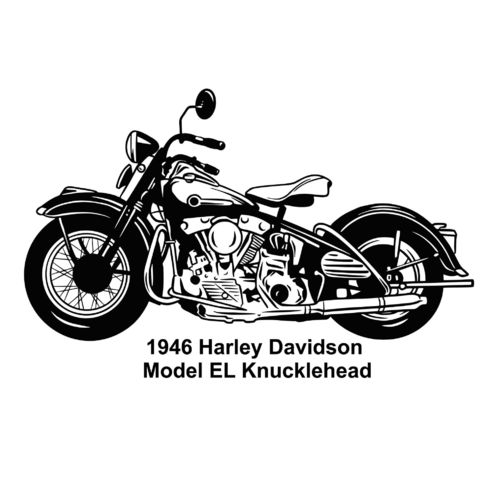 Obrázek produktu Dětské tričko Americká Legenda Harley Davidson Model EL Knucklehead
