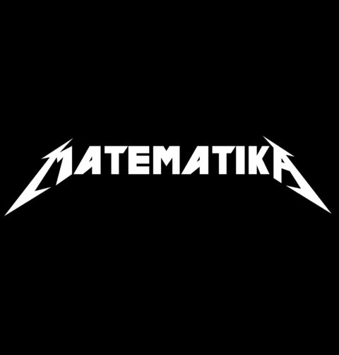 Obrázek produktu Pánské tričko Metalová Matematika