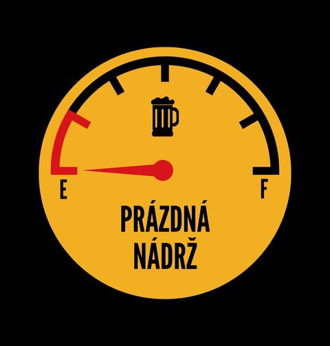Obrázek produktu Pánské tričko Prázdná nádrž piva