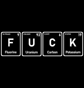 Obrázek 2 produktu Pánská mikina Chemické prvky Fuck