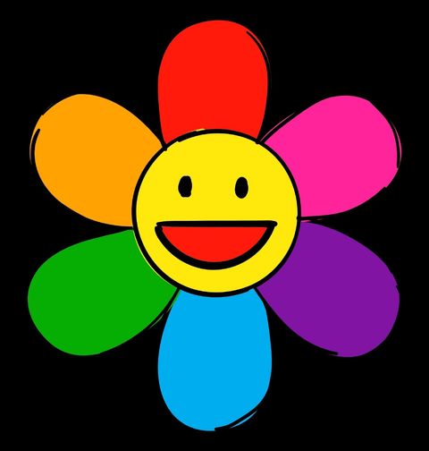 Obrázek produktu Dámské tričko Duhová Květina Emoji