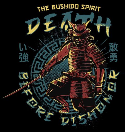 Obrázek produktu Pánské tričko Samuraj The Bushido Spirit