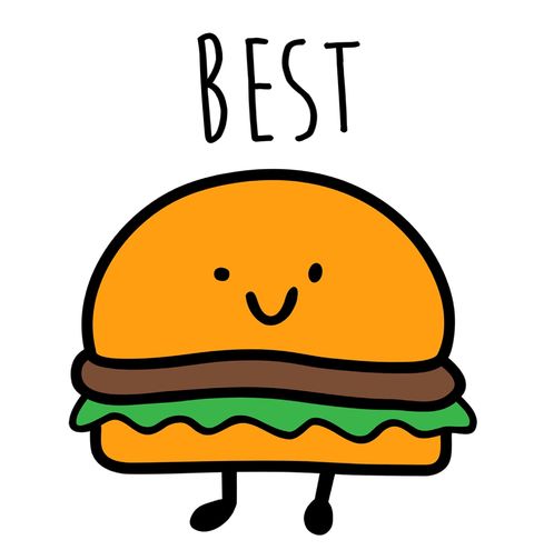 Obrázek produktu Dětské tričko 1/2 Best Friends - Best Burger