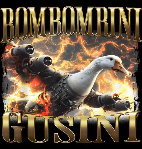 Obrázek produktu Dámské tričko Italský Brainrot Bombombini Gusini