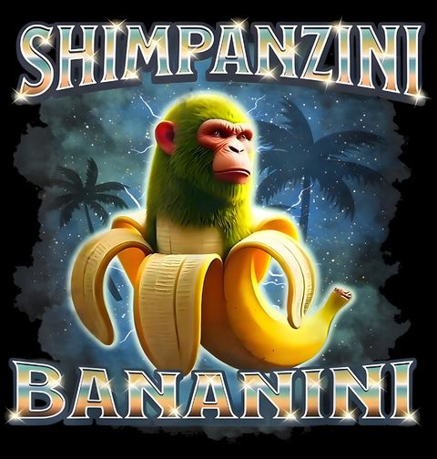 Obrázek produktu Pánské tričko Italský Brainrot Shimpanzini Bananini