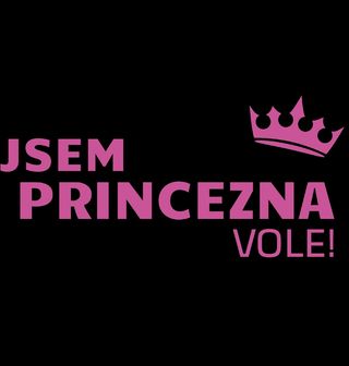Obrázek 2 produktu Dámské tričko Jsem Princezna Vole!