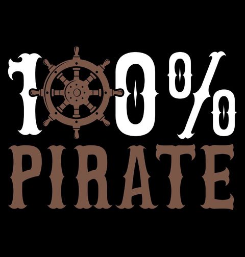 Obrázek produktu Dětské tričko 100% Pirát