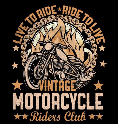 Obrázek produktu Dámské tričko Žij pro jízdu, jezdi pro život Live to Ride, Ride to Live