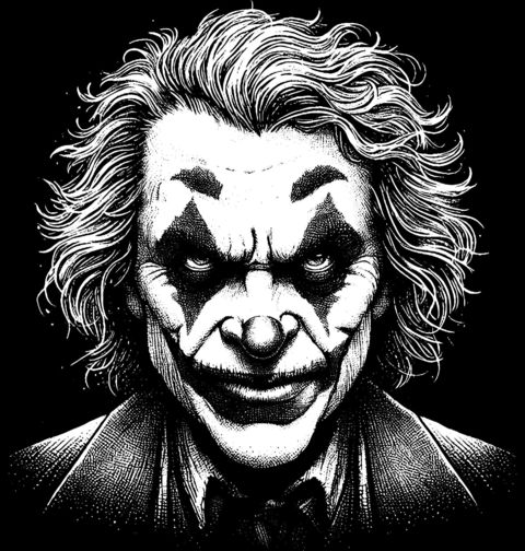 Obrázek produktu Pánské tričko Joker Úsměv šílenství