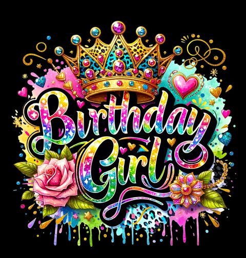 Obrázek produktu Dámské tričko Oslavenkyně Birthday Girl
