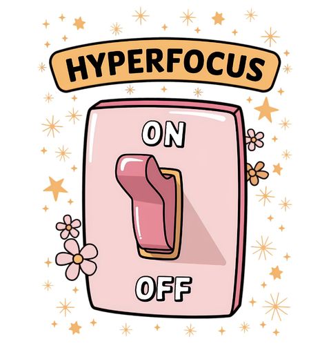 Obrázek produktu Dámské tričko Hyperfocus Zapnuto Switch On