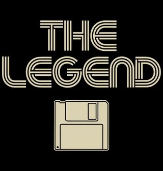 Obrázek 2 produktu Dámské tričko Legendární Disketa The Legend