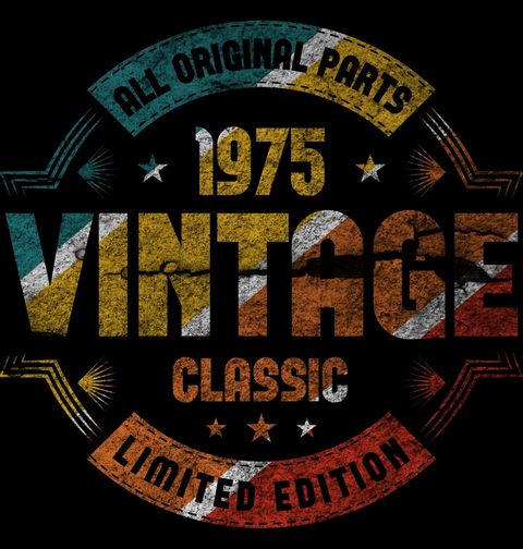 Obrázek produktu Pánské tričko Vintage 1975 Classic