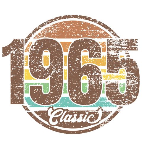 Obrázek produktu Dámské tričko Ročník 1965 Retro Classic