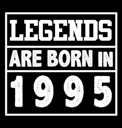 Obrázek produktu Pánské tričko Legendy se rodí 1995