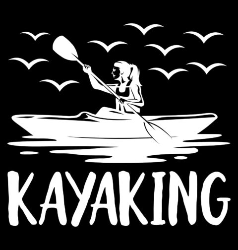 Obrázek produktu Dětské tričko Žena v Kajaku Kayaking