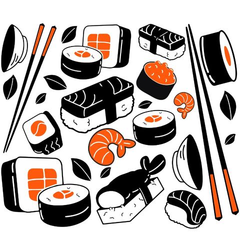 Obrázek produktu Dětské tričko Japonské Sushi