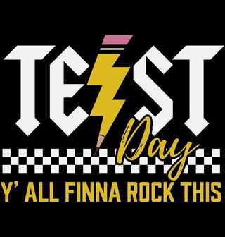 Obrázek 2 produktu Dětské tričko Testový Den Y’all Finna Rock This