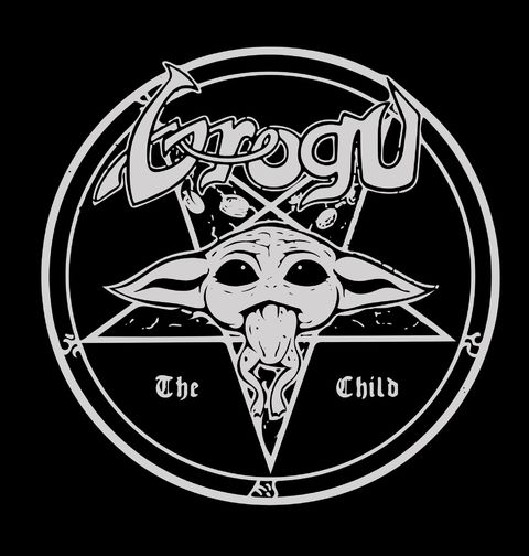 Obrázek produktu Pánské tričko Metalové Dítě Grogu Baby Yoda