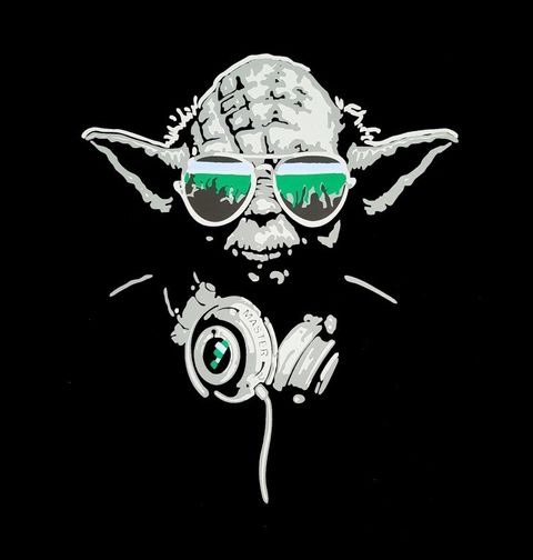 Obrázek produktu Pánské tričko  Mistr Dj Yoda Star Wars