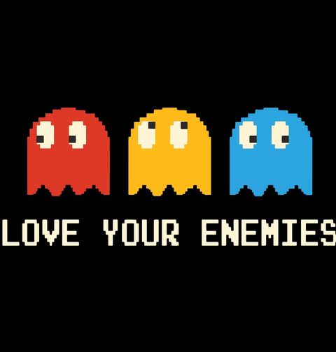 Obrázek produktu Pánské tričko Pac-Man Miluj své nepřátele