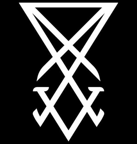 Obrázek produktu Pánské tričko Okultní Sigil Lucifera