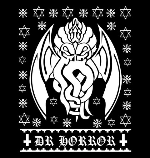 Obrázek produktu Pánská mikina Dr. Horror Vánoční Cthulhu