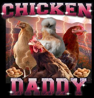 Obrázek 2 produktu Pánské tričko Táta Kurníku Chicken Daddy 