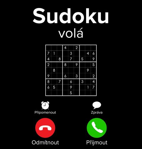 Obrázek produktu Pánská mikina Sudoku volá Phone Call