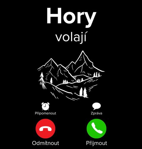 Obrázek produktu Pánská mikina Hory volají Phone Call