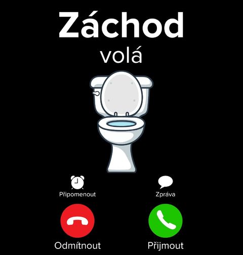 Obrázek produktu Dětské tričko Záchod volá Phone Call