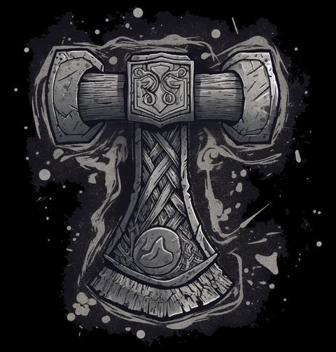 Obrázek produktu Pánské tričko Mjöllnir Thorovo Kladivo