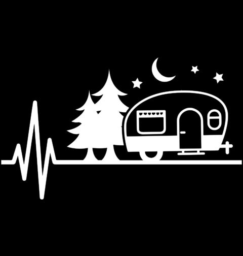 Obrázek produktu Pánské tričko Kardiogram a Karavan