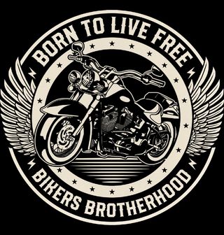 Obrázek 2 produktu Pánské tričko Motorkář Zrozen pro Svobodu Born to Live Free