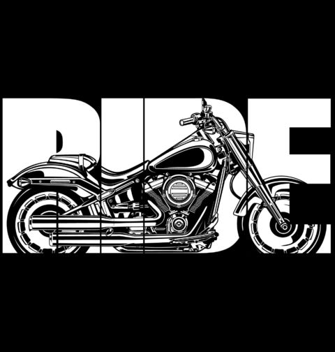 Obrázek produktu Pánské tričko Motorkář RIDE