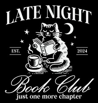 Obrázek 2 produktu Dětské tričko Kočka Čtenářka Late Night Book Club