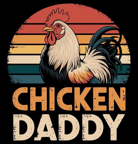 Obrázek produktu Pánské tričko Kohoutí Táta Chicken Daddy